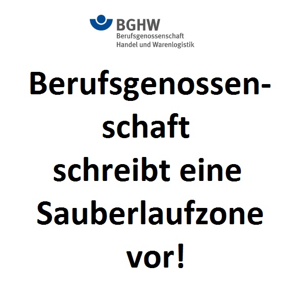 Wichtigste Sauberlaufzone